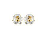 Curled Leaf Stud Earring