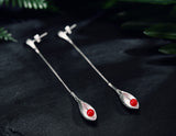 Elegant Long Earring - Lotus Fun