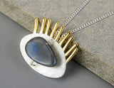 Golden Eyelashes Pendant