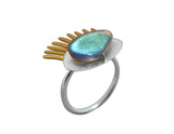 Golden Eyelashes Ring