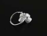 Sterling Silver | Fish Bells Ring - Lotus Fun