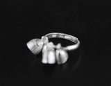 Sterling Silver | Fish Bells Ring - Lotus Fun