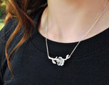 Flower in the Rain II Necklace - Lotus Fun