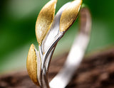 Golden Leaves Ring