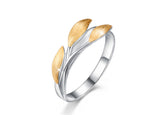 Golden Leaves Ring