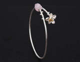 Lotus Whispers Bangle - Lotus Fun