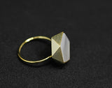 Geometric Angles Ring - Lotus Fun