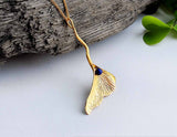 Gingko Leaf Pendant - Lotus Fun
