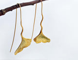 Gingko Leaf Earring - Lotus Fun
