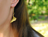 Gingko Leaf Earring - Lotus Fun