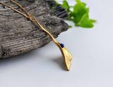 Gingko Leaf Pendant - Lotus Fun