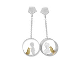 Boy and Girl Meets Cat Earring - Lotus Fun