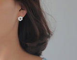 Hexagon Stud Earring