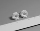 Hexagon Stud Earring