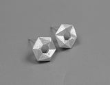 Hexagon Stud Earring