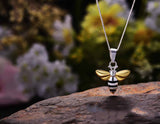 Honeybee Pendant - Lotus Fun