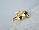 Dripping Honey & Bee Ring