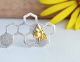 Honeycomb Earring - Lotus Fun