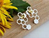 Honeycomb Earring - Lotus Fun