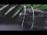 Lapis Tree Vines Earring
