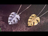 Monstera Leaf Pendant