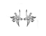 Iris Flower Stud Earring