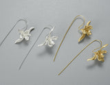 Iris Flower Dangle Earring