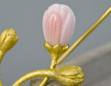 Jasmine Flower Pink Earring