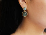 Mysterious Lake Vintage Earring - Lotus Fun