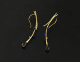 Lapis Tree Vines Earring - Lotus Fun