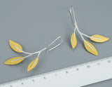 Golden Leaves Earring