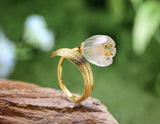 Lily of the Valley Ring - Lotus Fun