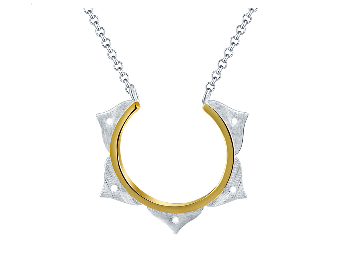 Sterling Silver | Lotus Flower Minimalist Necklace - Lotus Fun