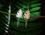 Monstera Leaf Brooch
