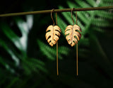 Monstera Leaves Earring - Lotus Fun