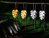 Monstera Leaves Earring - Lotus Fun