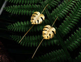 Monstera Leaves Earring - Lotus Fun
