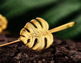Monstera Leaves Earring - Lotus Fun