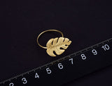 Monstera Leaf Ring - Lotus Fun