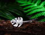 Monstera Leaf Brooch