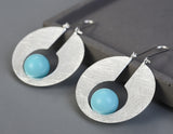 Full Moon Dangle Earring