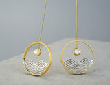 Moonlight Over The Ocean Earring