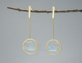 Blue Mountain Earring