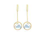 Blue Mountain Earring