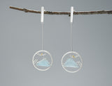 Blue Mountain Earring