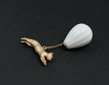 Naughty Cat Brooch - Lotus Fun