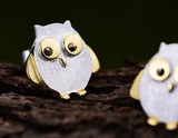 Sterling Silver | Owl Earring Stud - Lotus Fun