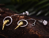 Sterling Silver Parrot Earring - Lotus Fun