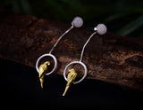 Sterling Silver Parrot Earring - Lotus Fun