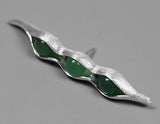 Peapod Brooch